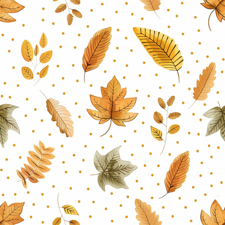 Autumn Daydreaming - seamless pattern